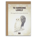 TO SOMEONE LOVELY - Julekort fra Message Earth