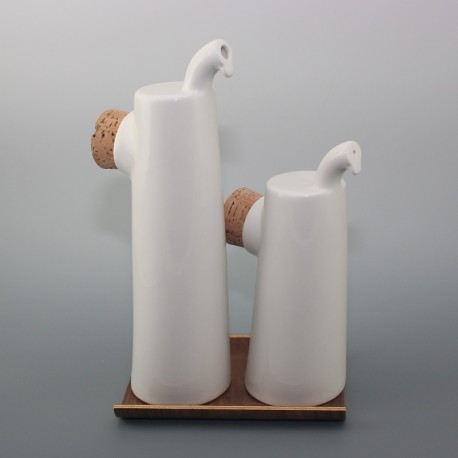 Oil and vinegar bottles Nokka