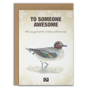 TO SOMEONE AWESOME - Julekort fra Message Earth