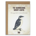 TO SOMEONE VERY CUTE - Julekort fra Message Earth